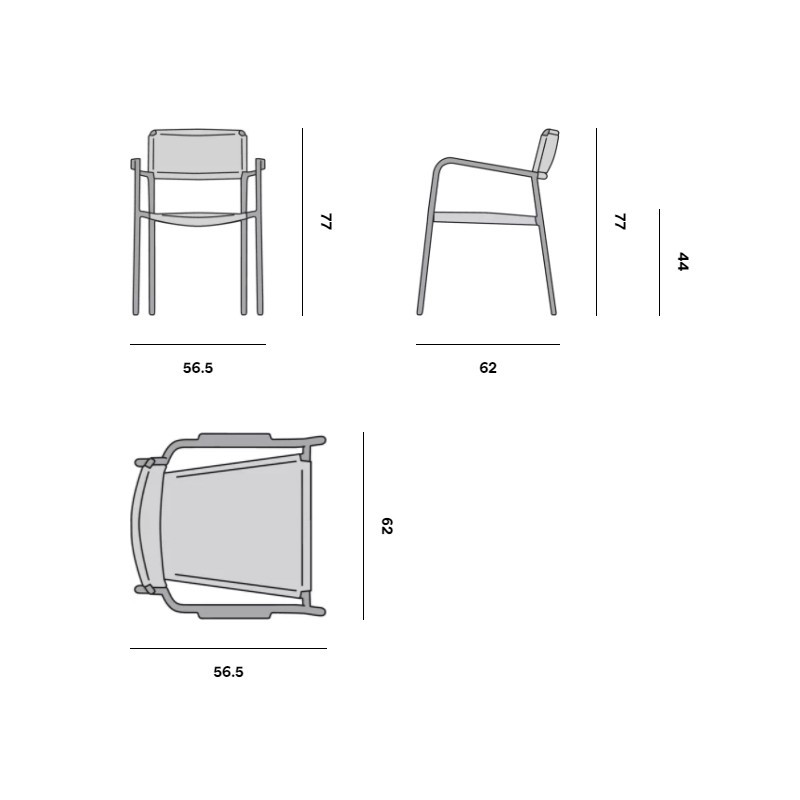 Echo Chair Lava Rope 11mm  - Manutti 