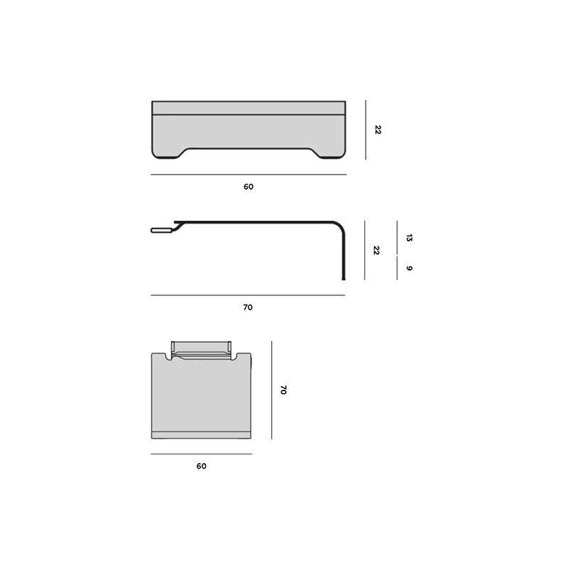 Elements Footrest 70  - Manutti 