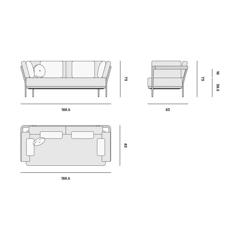 Flex 2S Teak  - Manutti 