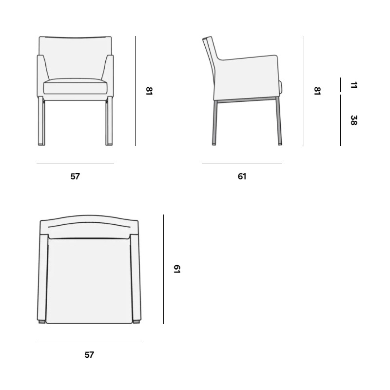 Liner Chair  - Manutti 