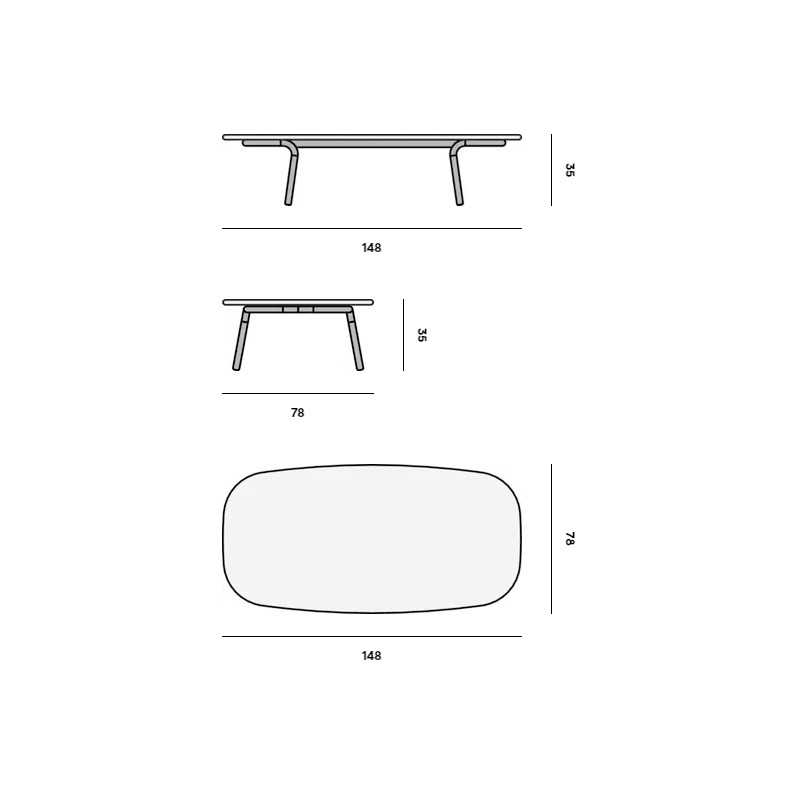 Minus Coffee Table  - Manutti 