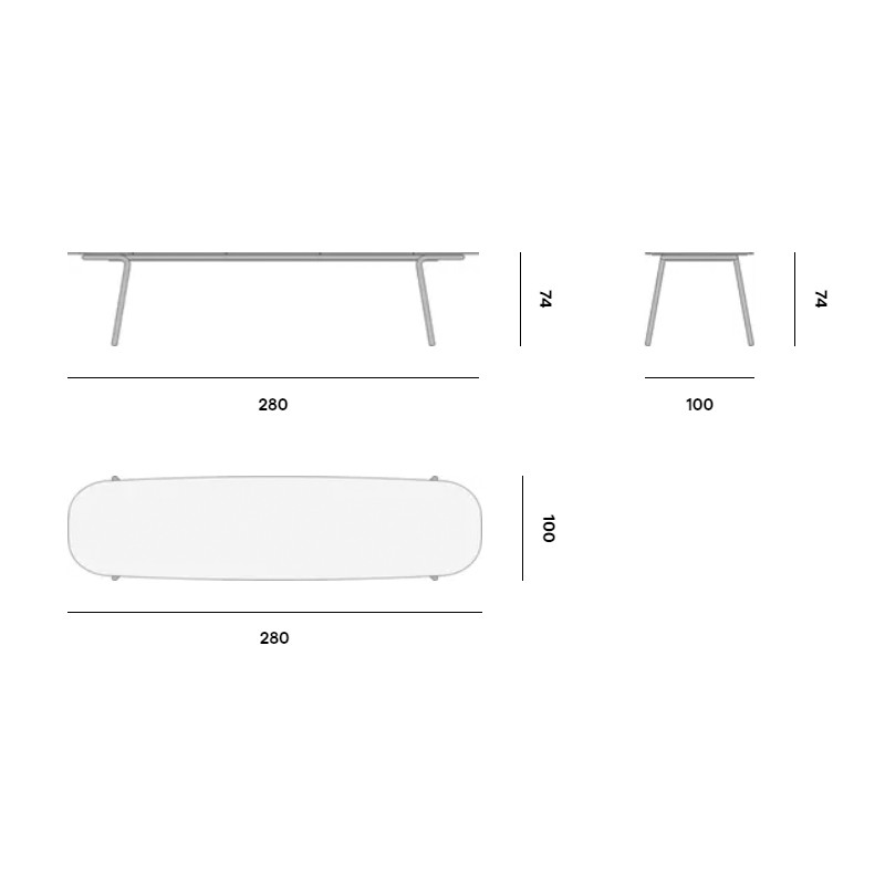 Minus Dining Table  - Manutti 