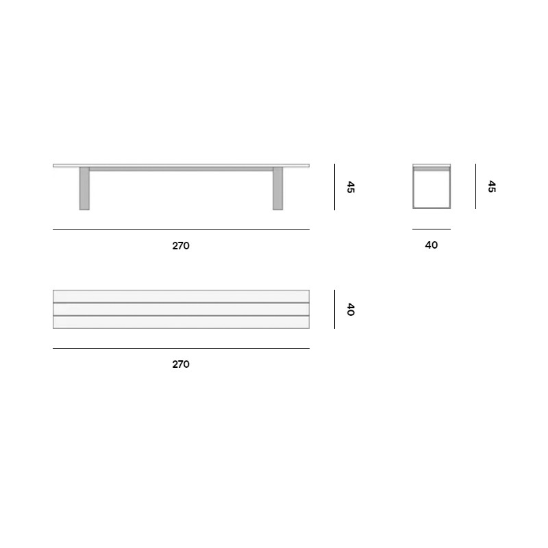 Prato Bench  - Manutti 