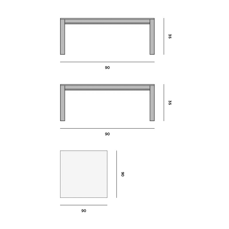 Quarto Coffee Table  - Manutti 