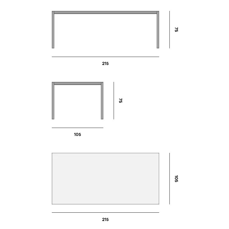 Quarto Dining Table  - Manutti 