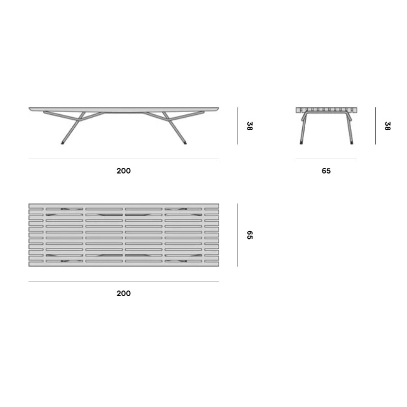 San Bench  - Manutti 
