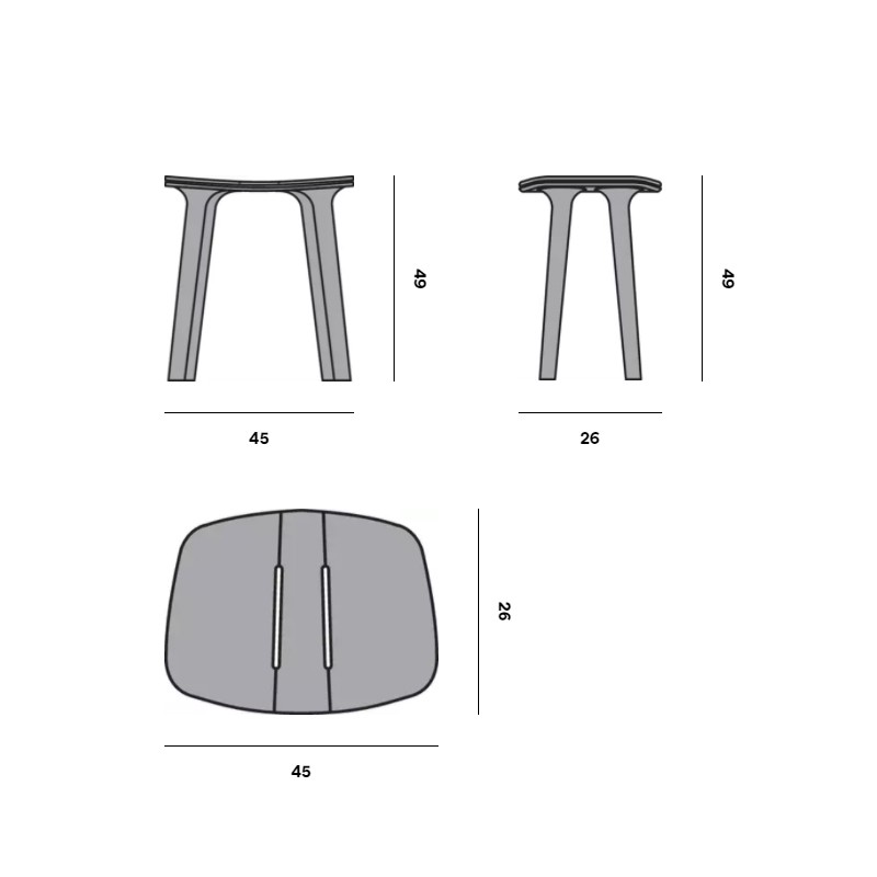 Solid Stool 47  - Manutti 