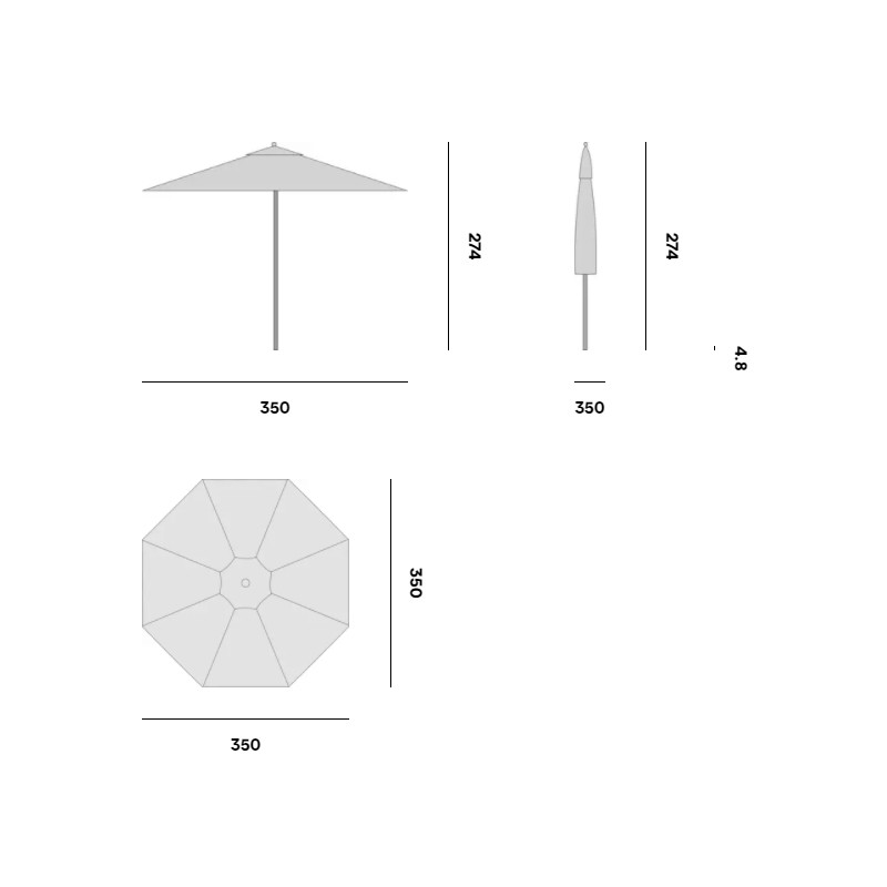 Umbrella Aluminium  - Manutti 
