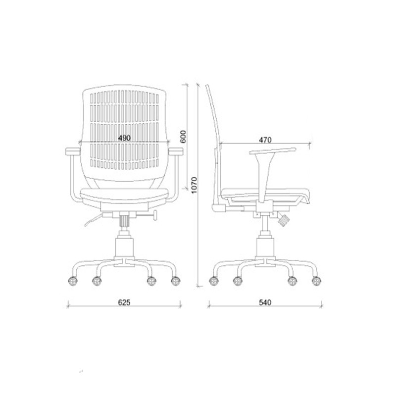 YD200 120 Office Chair  - Yasmin Decor 