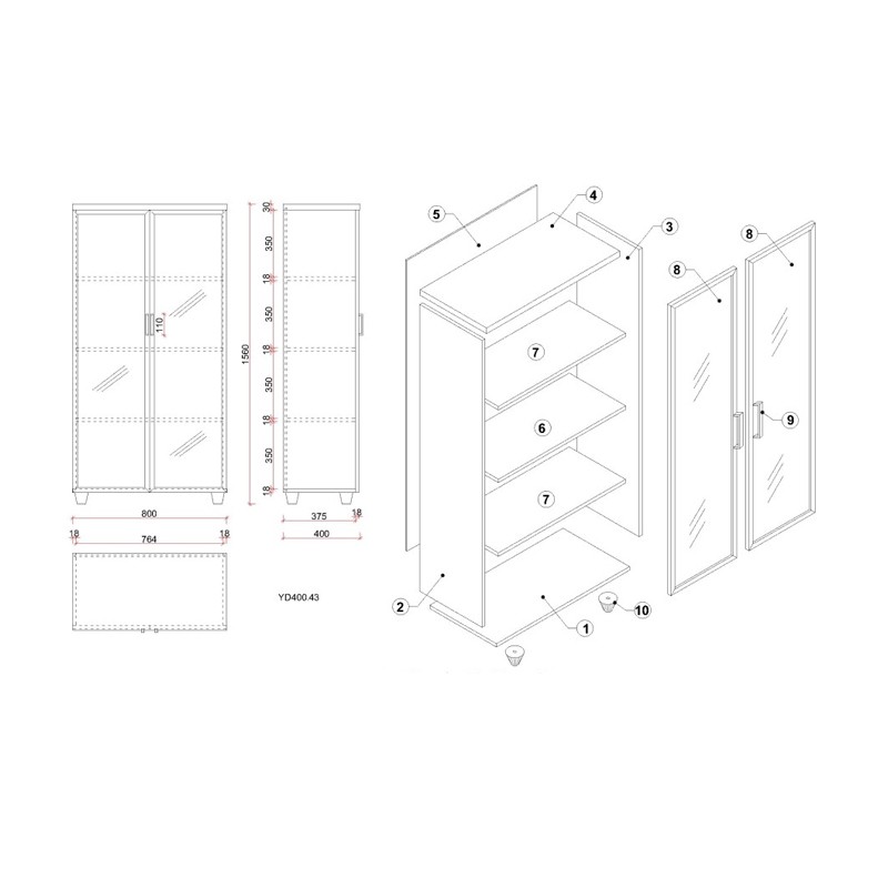 YD400.43  - Yasmin Decor 