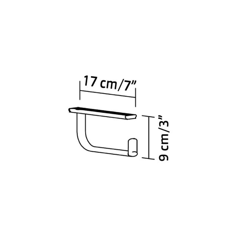 Toilet Paper Holder For Arm Support  - Profilo Smart 