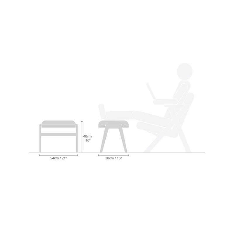Hybrid Chair And Footstool  - Studio Lorier 