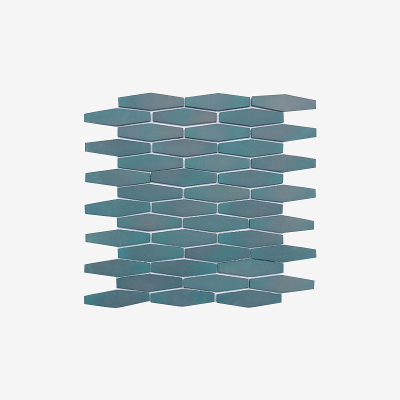 Shaded Colors Elongated Hexagon Mosaic Arvex