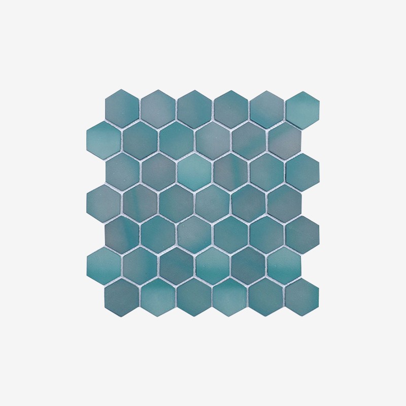 Shaded Colors Hexagon Mosaic Arvex