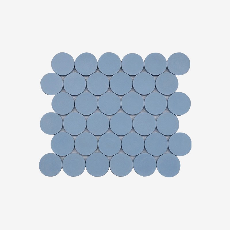 Penny Round Cement Mosaic Arvex