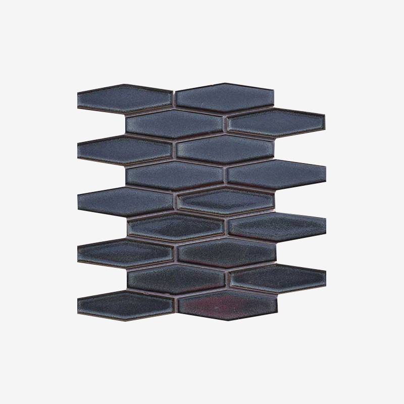 Elongated Hexagon Porcelain Mosaic Arvex