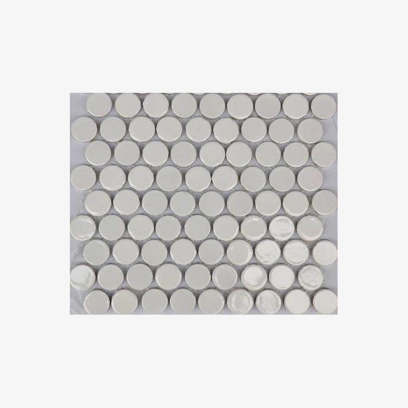 Penny Round Porcelain Mosaic Arvex