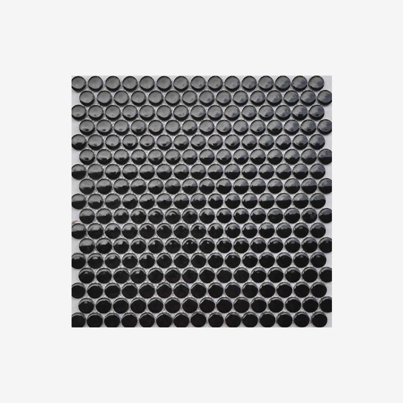 Penny Round Glazed Porcelain Mosaic Arvex
