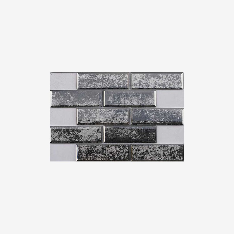 High Temperature Digital Printed Glass Tiles With Beveled Edges Arvex