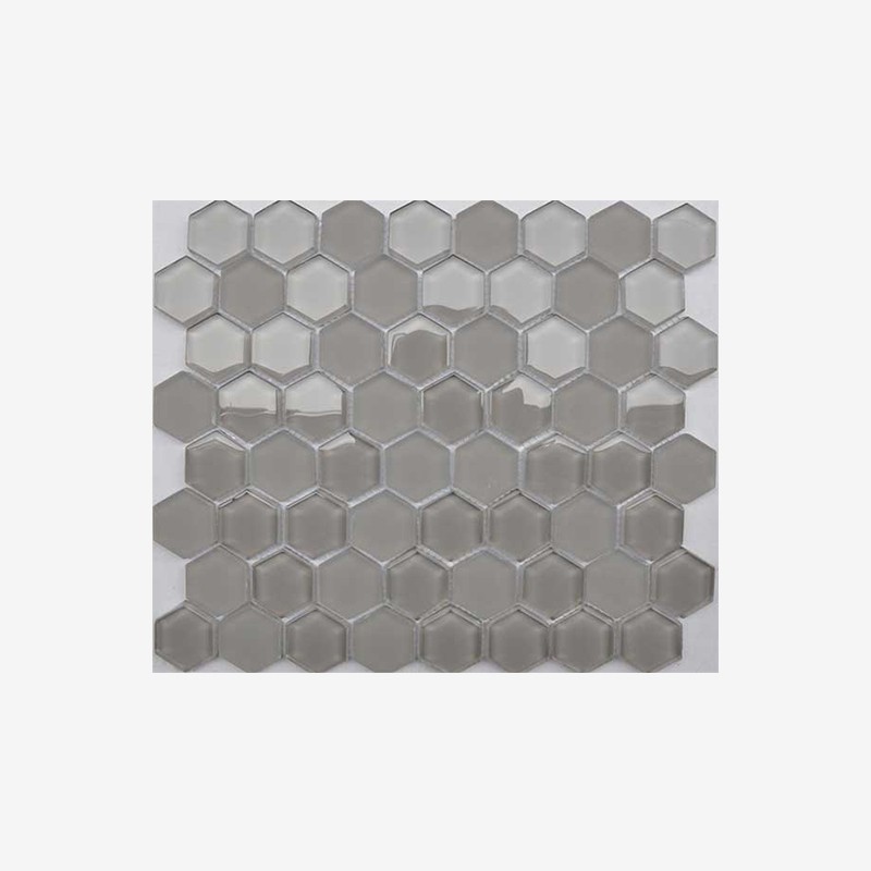 High Temperature Glass Hexagon Mosaic Arvex