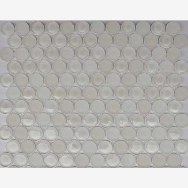 High Temperature Glass Penny Round Mosaic  - Arvex 