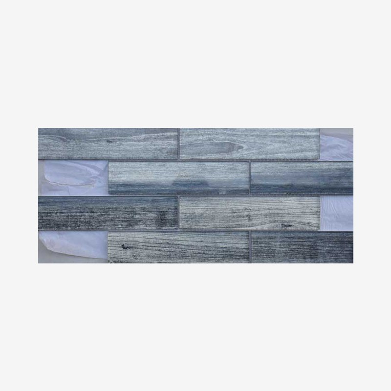 Wook Look Digital Printed Glass Tiles Stacked Mounting Arvex
