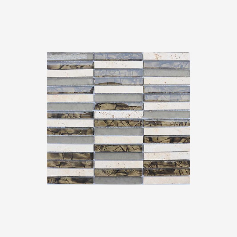 Laminated Glass And Stone Sticks Stacked Mounting Arvex