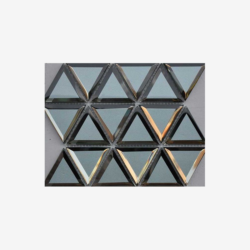 Beveled Mirror Frame Glass Triangle Mosaic Arvex