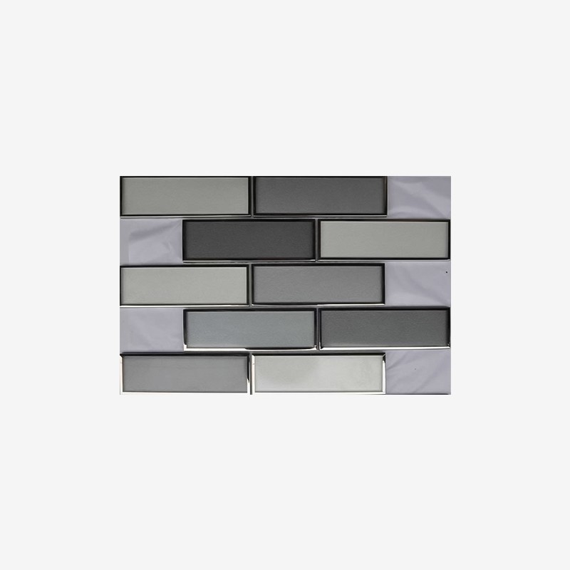 Glass Tiles With Mirror Frame Stacked Mounting Arvex