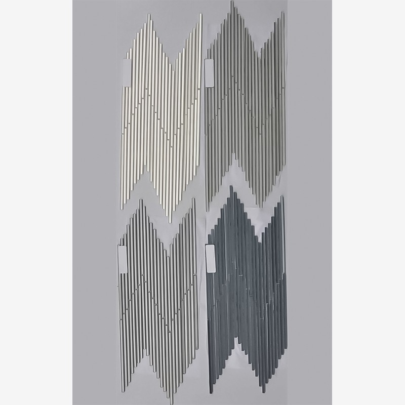 Metallic 4mm Thick Glass Sticks Arvex