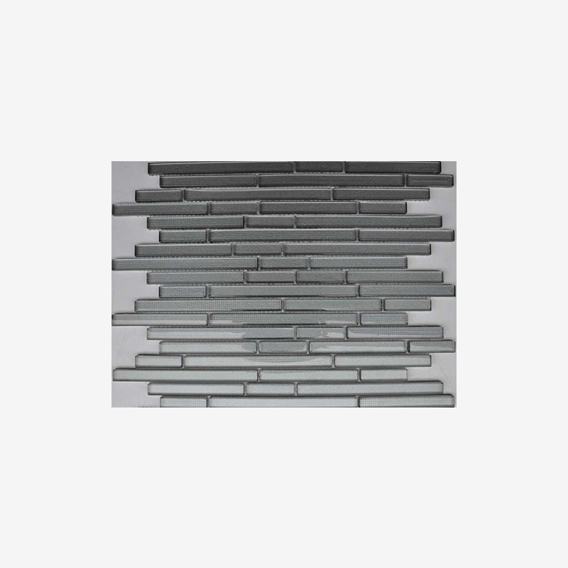 Metallic Glass Sticks Mosaic Arvex