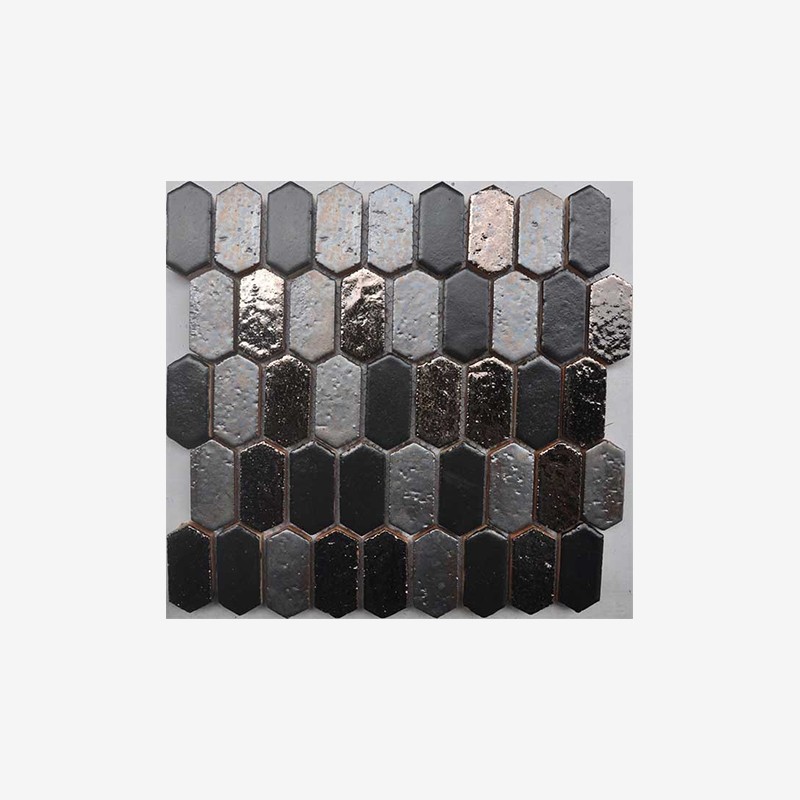 Glazed Terracotta Picket Mosaic Arvex