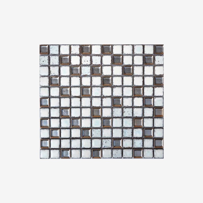 Glazed Terracotta Squares Mosaic Arvex