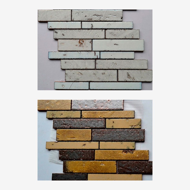 Glazed Terracotta Sticks Mosaic  - Arvex 