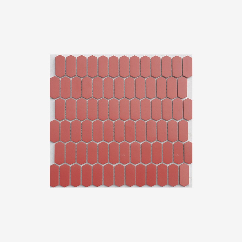 Picket Matt Mosaic Double Loaded Enameled Glass Arvex