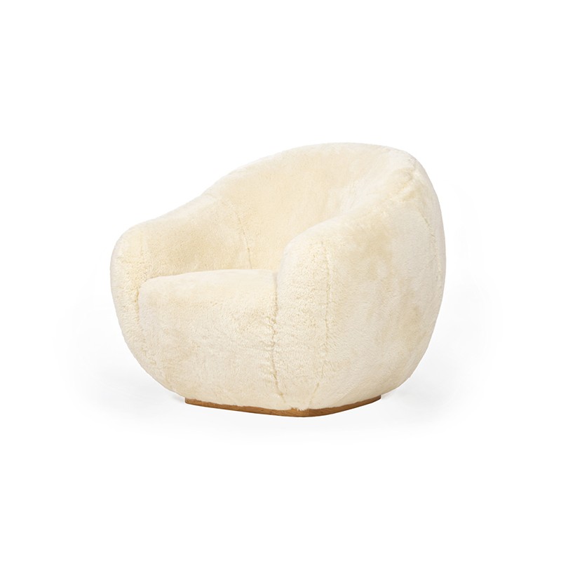 Niemeyer II Fur Armchair  - Insidherland 