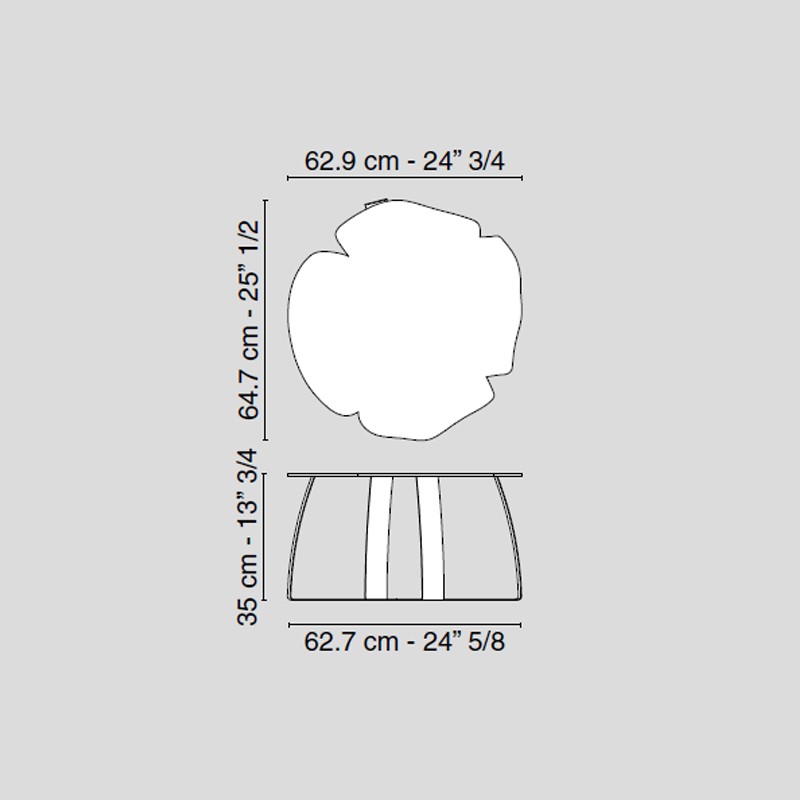 Small Table Andy Iron Small  - VG 