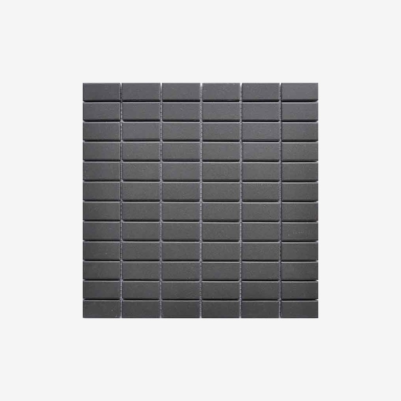 Through Body Unglazed Porcelain Mosaics Mesh Mounted   - Arvex 