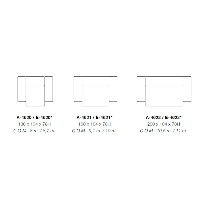 Boston Pure Sofas  - ALEXANDRA 