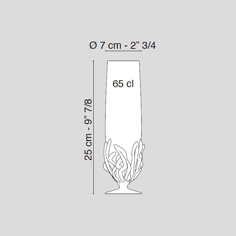 Flame Champagne Small  - VG 