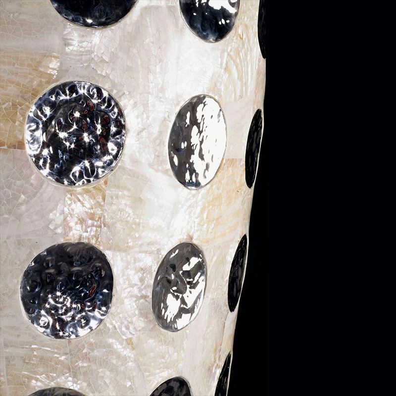 Vase Obice Ovation Kabibe Cracking/Stainless Steel VG
