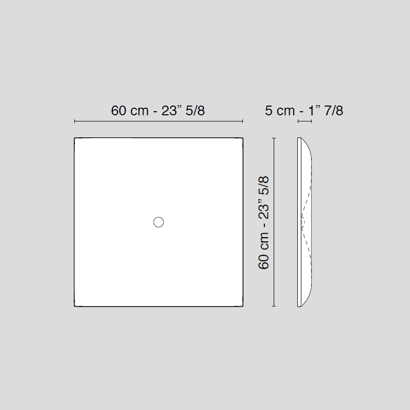 Wall Mounted Square Picture  - VG 