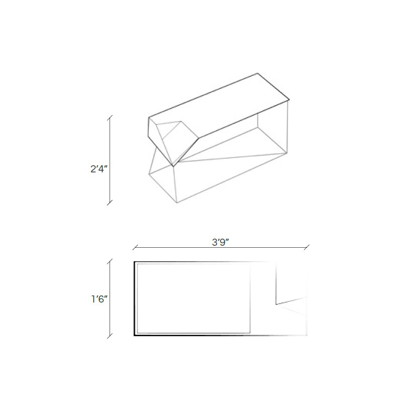 Edge Study Table  - andblack 