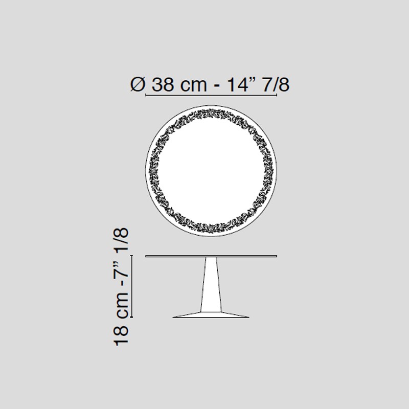 Cake Holder Top Light Of Sultan  - VG 