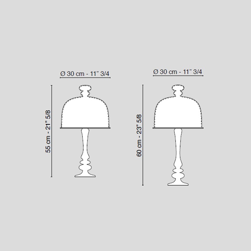 Cake Holder With Cover  - VG 