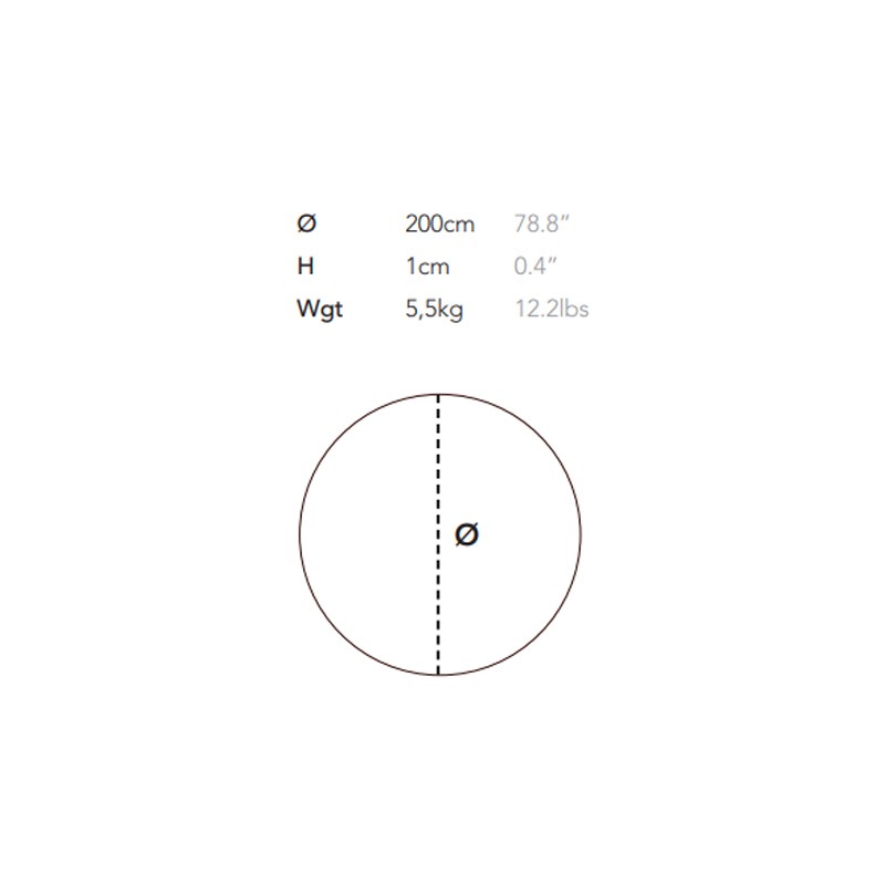 Circle Rug  - Caneline 