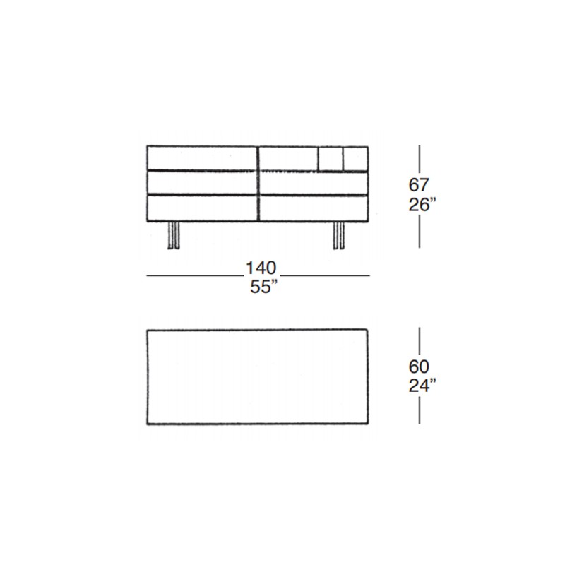 Wing Line Night Table  - IL Loft 