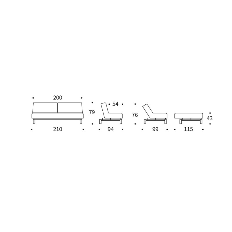 Ample Cuno Sofa Bed  - Innovation Living 