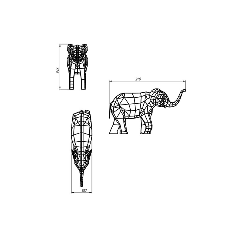 Baby Elephant  - Punto Design 