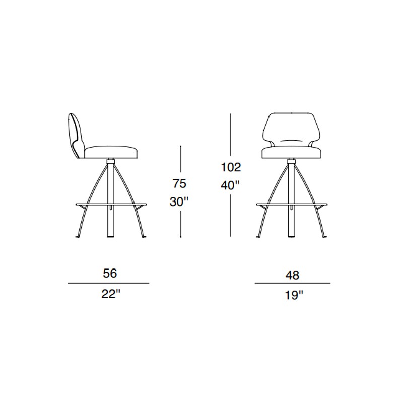 Helen Bar Stool  - IL Loft 